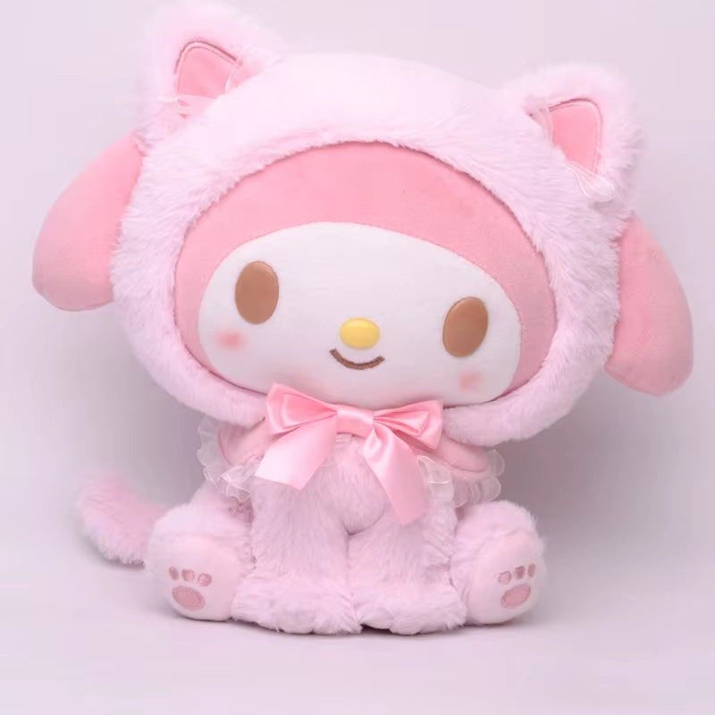 20CM Kuromi Hello Kitty Melody Cinnamorol Pochacco Plush Toys Soft Tuffed Animals Christmas Birthday Christmas Graduation Gifts