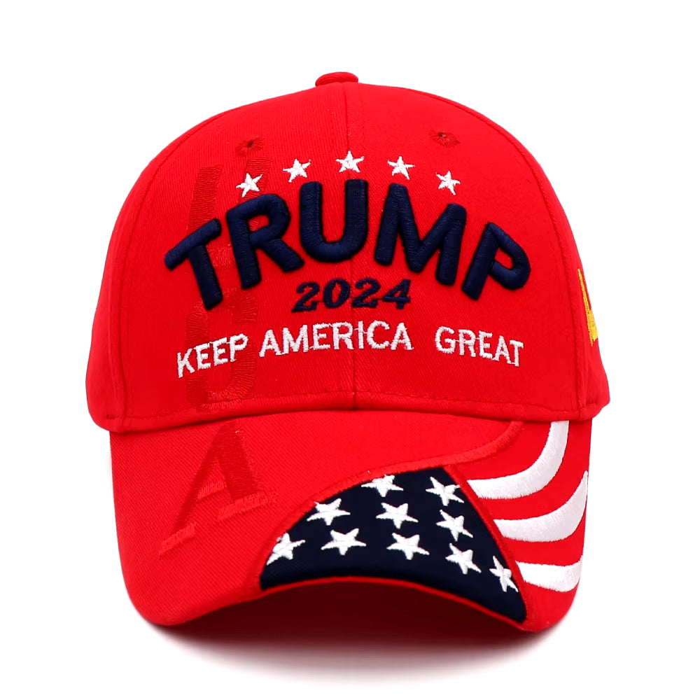 Donald Trump Hat Camouflage Cap Keep America Great MAGA Hat President 2024 American Flag USA Baseball Caps