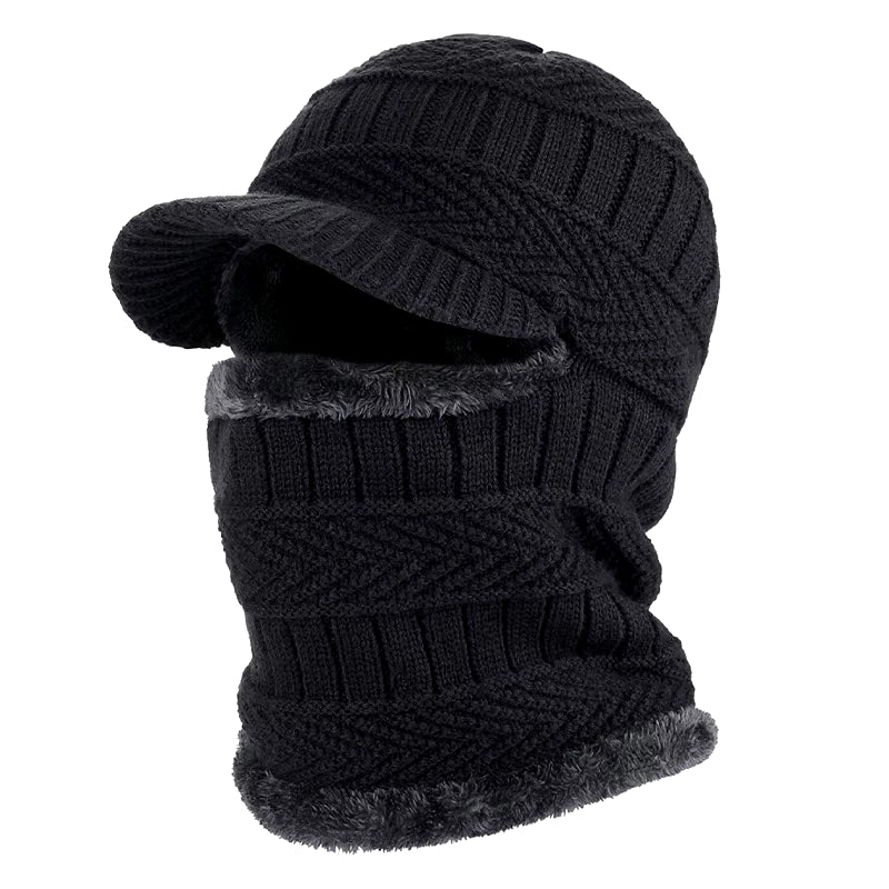 Winter Hat Skullies Beanies Hats Winter Beanies for Men Women Wool Scarf Caps Balaclava Mask Bonnet Knitted Hat