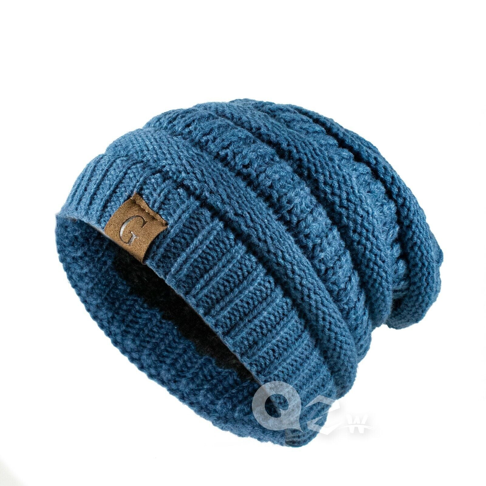 Women'S Men Knit Slouchy Baggy Beanie Oversize Winter Hat Ski Fleece Slouchy Cap